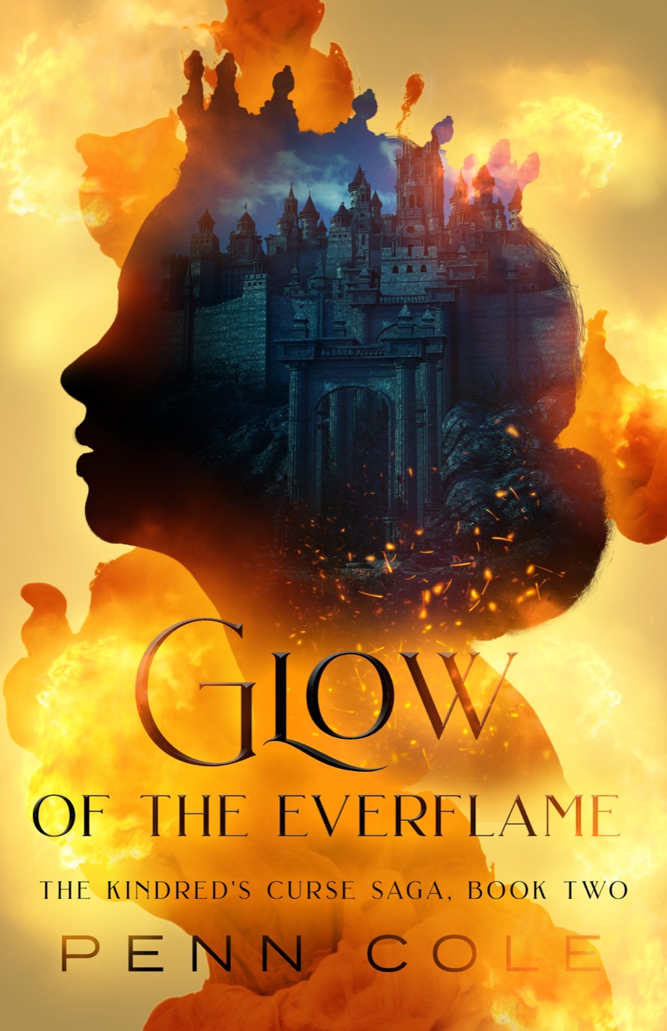 Glow of the Everflame by Penn Cole book cover — reviewed by Amy Suto
