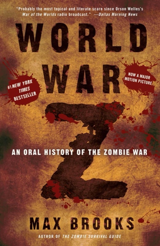 World War Z by Max Brooks book cover — reviewed by Amy Suto