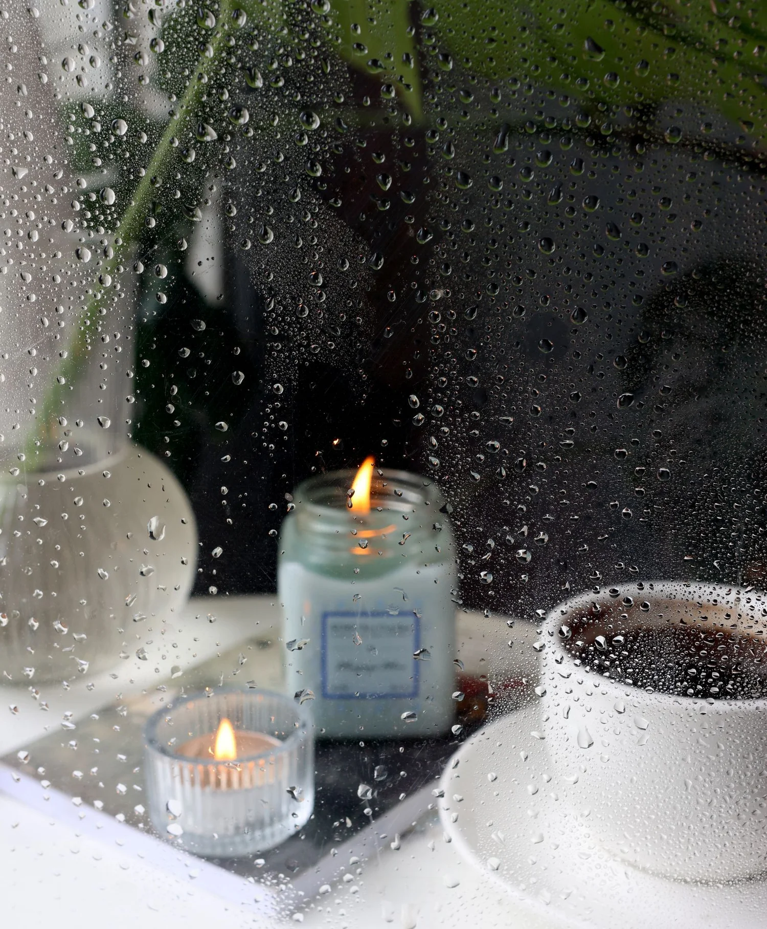 Coffee by a rain-streaked window, the exact mood of Case Study Coffee in Portland, Oregon
