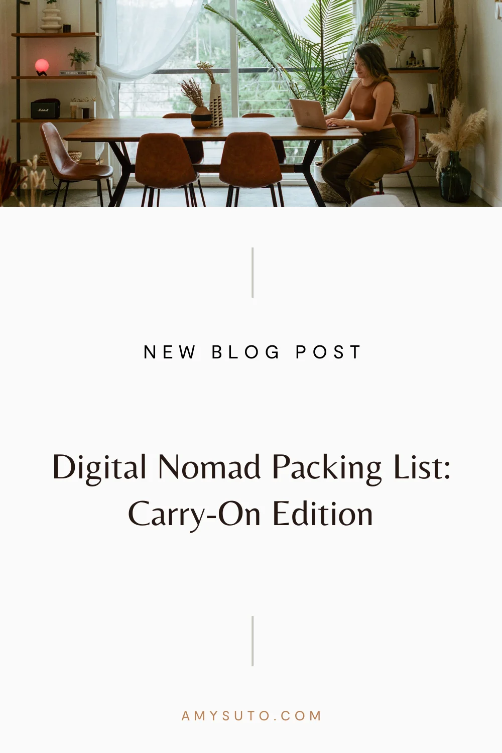 what to pack digital nomads carry-on luggage