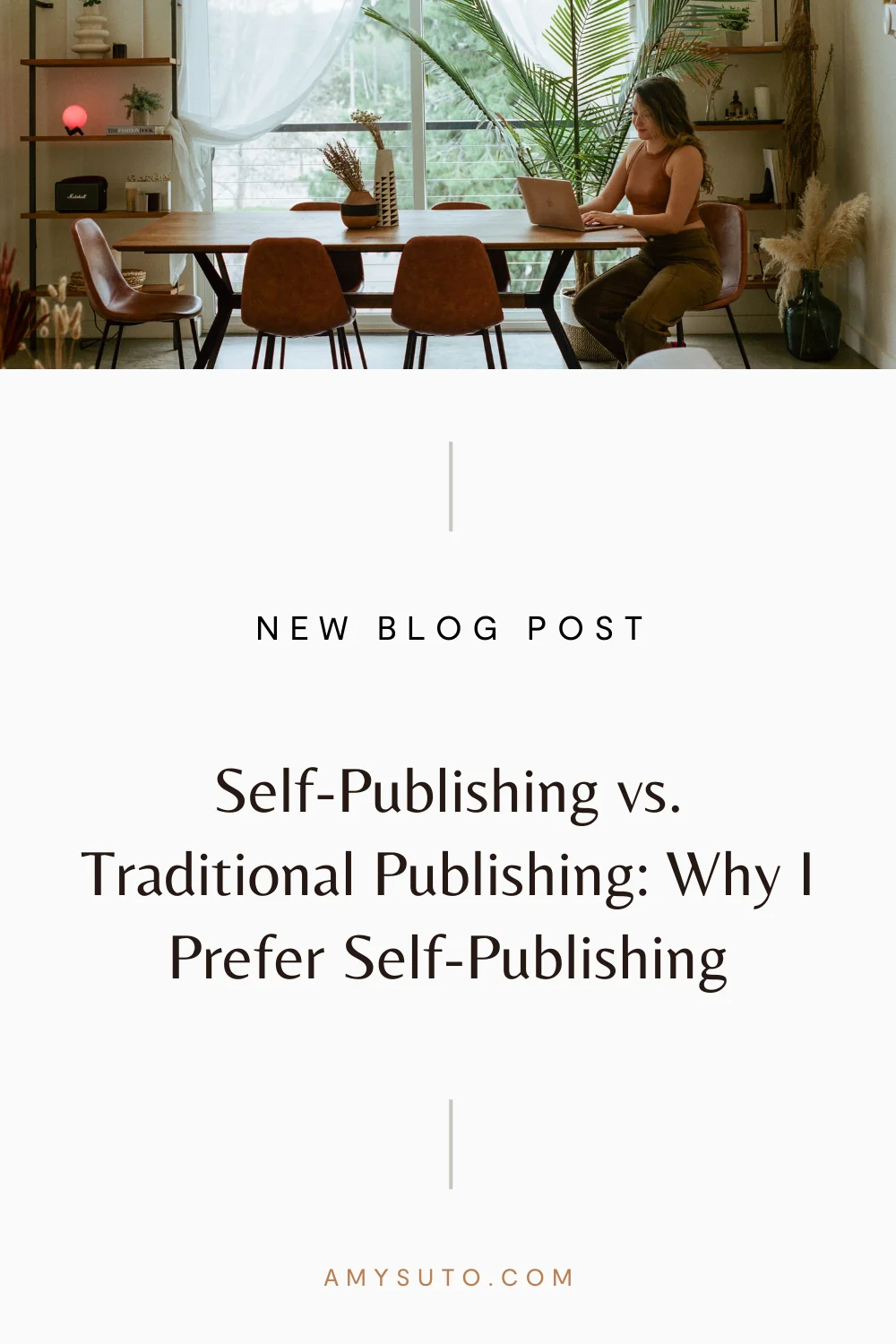 Self-Publishing vs. Traditional Publishing- Why I Prefer Self-Publishing poster