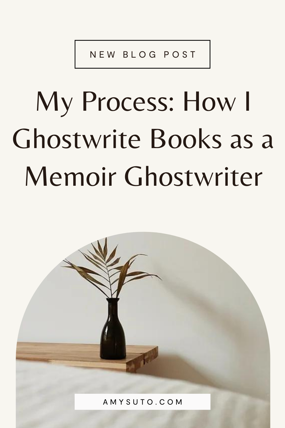 How I ghostwrite books as a memoir ghostwriter poster