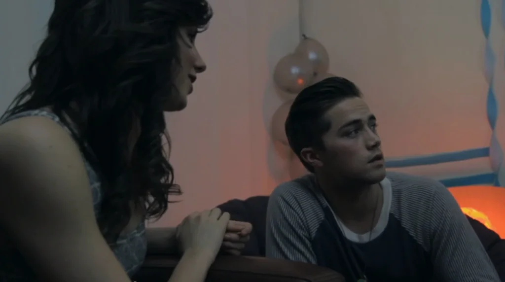 In this scene of Episode 1 of Antidote 15, we not only bounced the light from a softbox off the ceiling, but our production designer Emma Peterson also brought in some different colored practical lights, like the orange light you see behind Conner. …