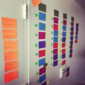 I have 99 problems and all of them are trying to keep these notecards from falling off my wall