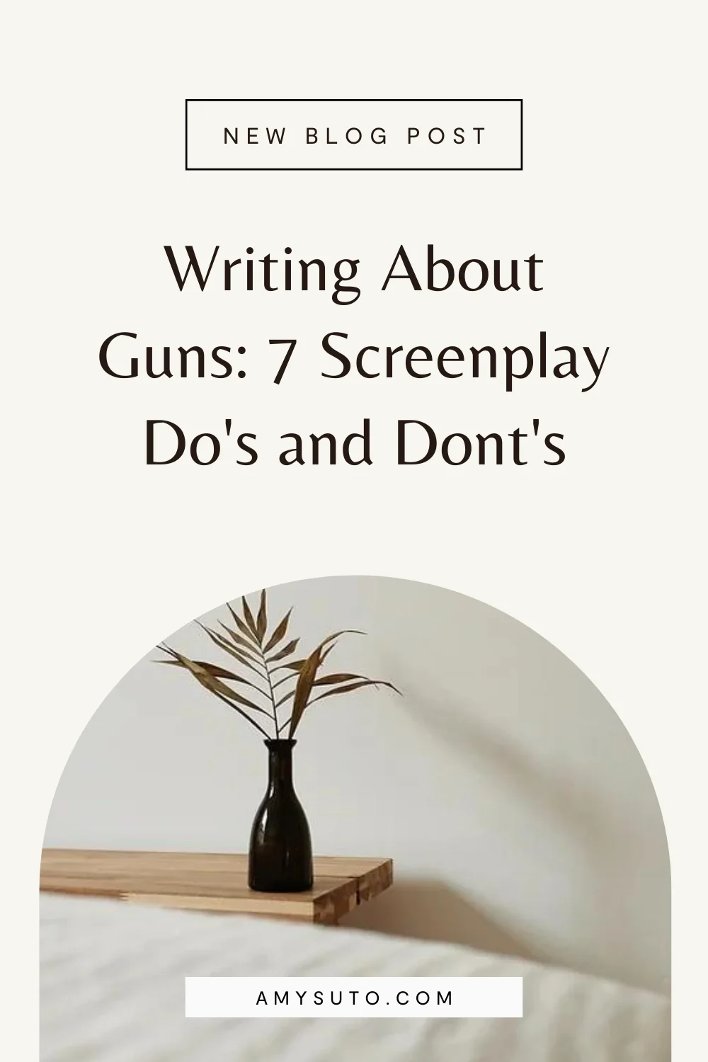 Writing about guns screenplay dos and donts