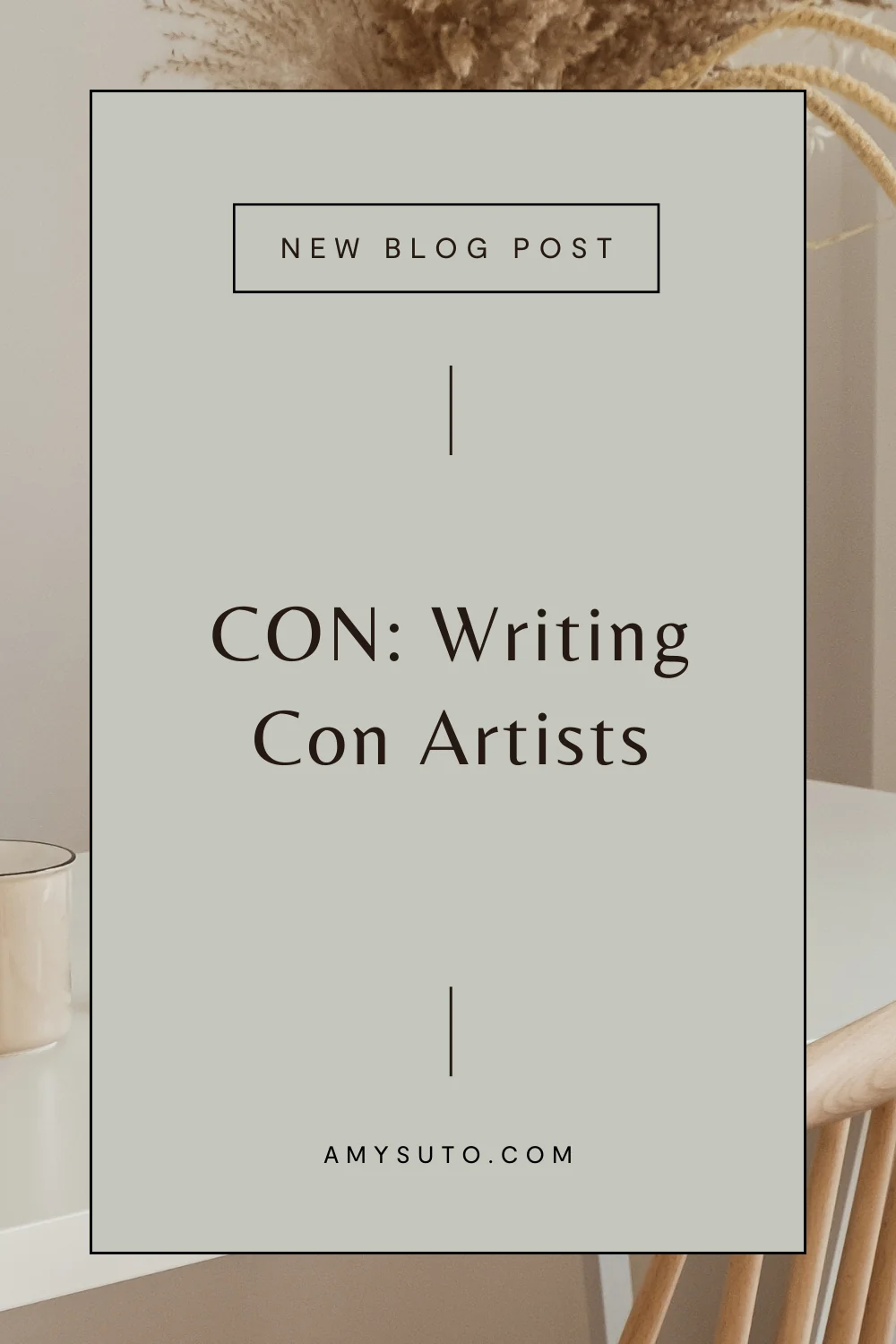 Con writing con artists