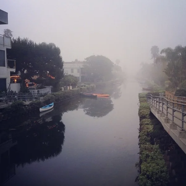 Foggy Venice Canals at 6am
