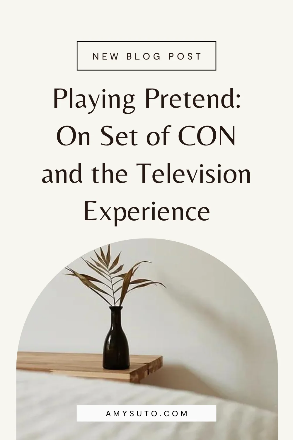 Playing pretend on set of con and the television