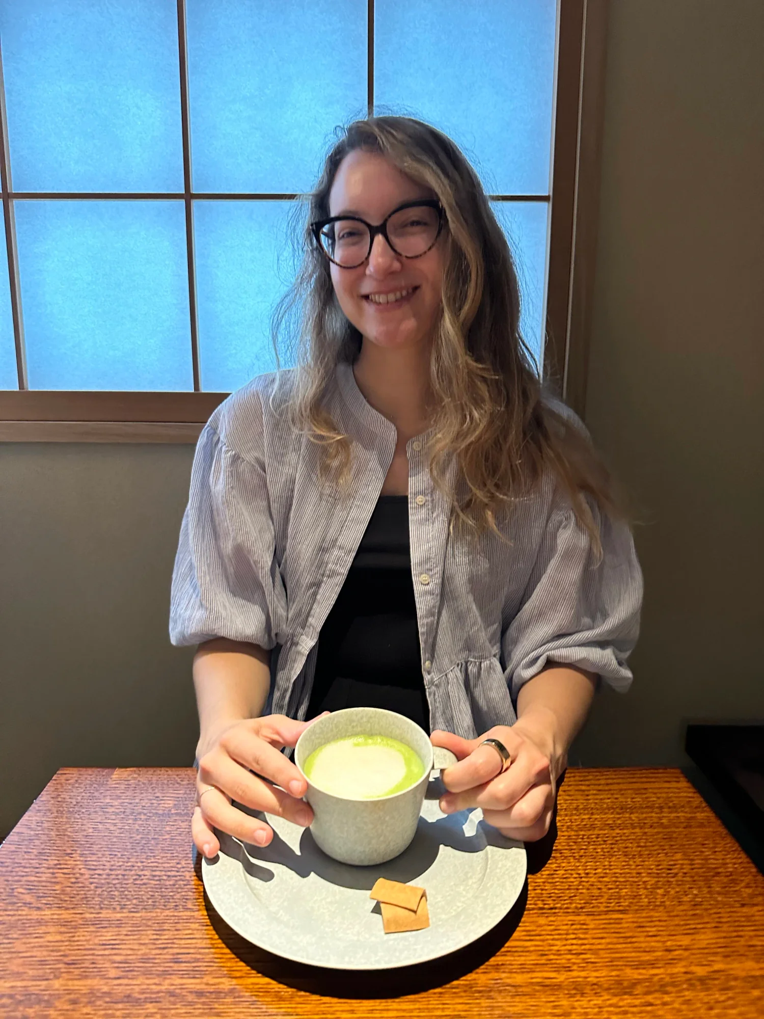 matcha cafe in ippodo main store kyoto japan